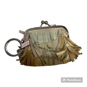 Coach snap change purse